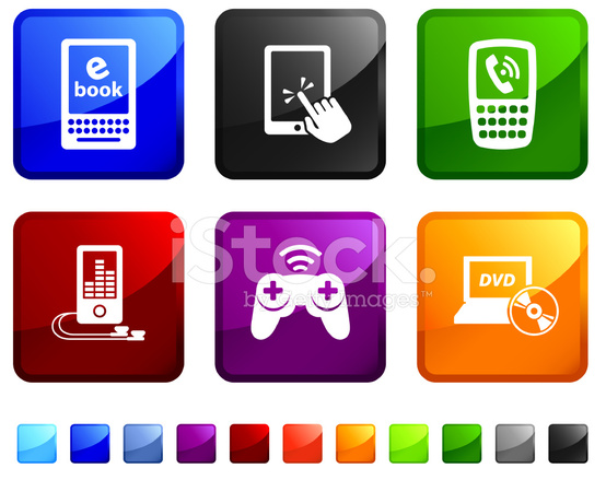 14339461-modern-technology-royalty-free-vector-icon-set-stickers